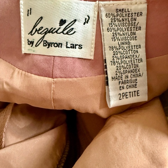 Byron Lars Beguile Brocade Sheath Dress size 2P petite short sleeved embroidered - Picture 11 of 14